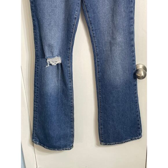 BDG Urban Outfitter Jeans Size 26 High Rise Stretch Flare Leg Distressed Hippie - Picture 3 of 7